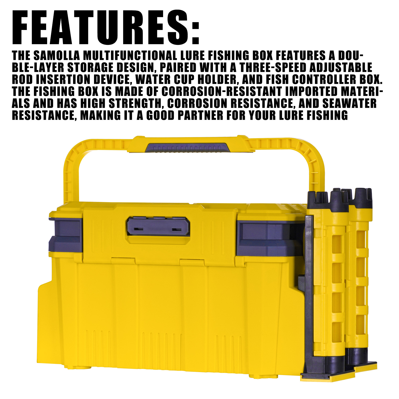 New Large Fishing Box Suit 19. - Fishing Kayak Crate recensione e prezzo